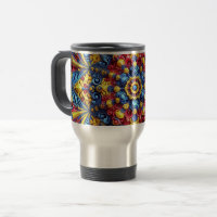 Travel Mug with Romanian Colours Design