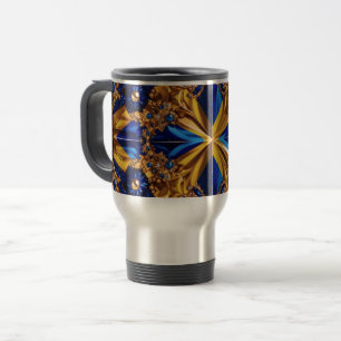 Travel Mug with Sweden Colours Design