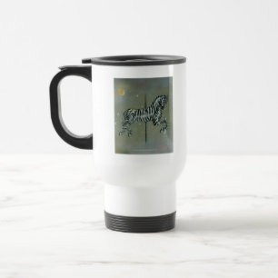 Travel Mugs - Carousel Zebra