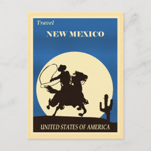 Travel New Mexico Postcard