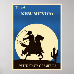 Travel New Mexico Poster