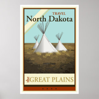 Travel North Dakota Poster