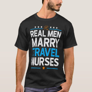 Travel Nurse Fiance Future Husband T-Shirt
