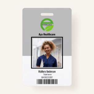 Travel Nurse ID Photo Badge