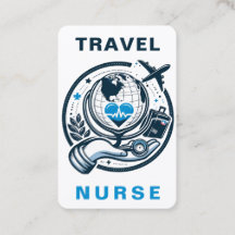 Travel Nurse RN, LVN, LPN, Caretaker Business Card
