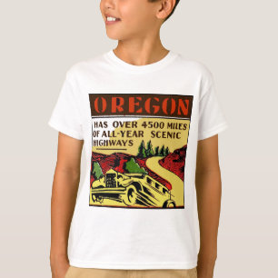 Travel Oregon Scenic Highways T-Shirt