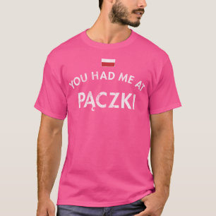 Travel Paczki Jelly Filled Iced Doughnut Poland Wa T-Shirt