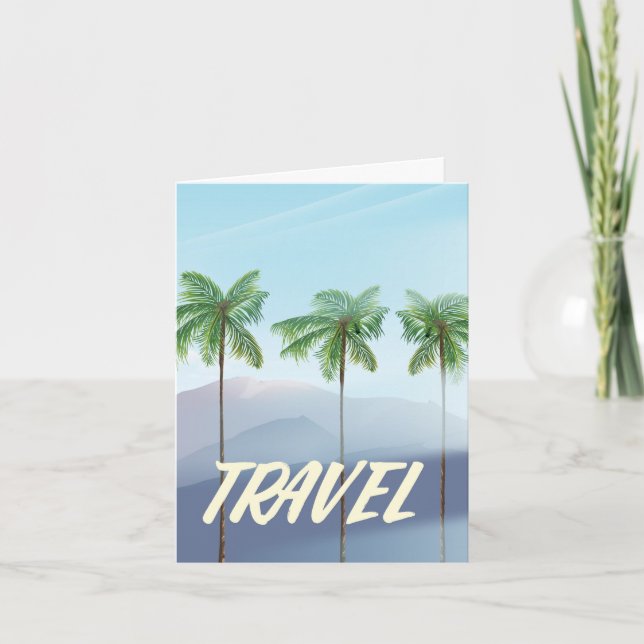 Travel Palms Note Card (Front)