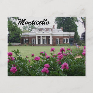 Travel Photo Historic Monticello Postcard  