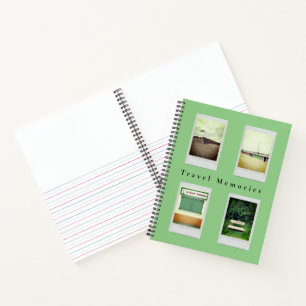 Travel Photo Journal Spiral Notebook
