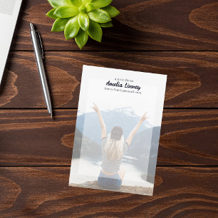 Travel Photo Personalized Notepad