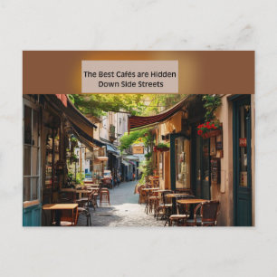 Travel Photography Coffee Lover Gift  Postcard
