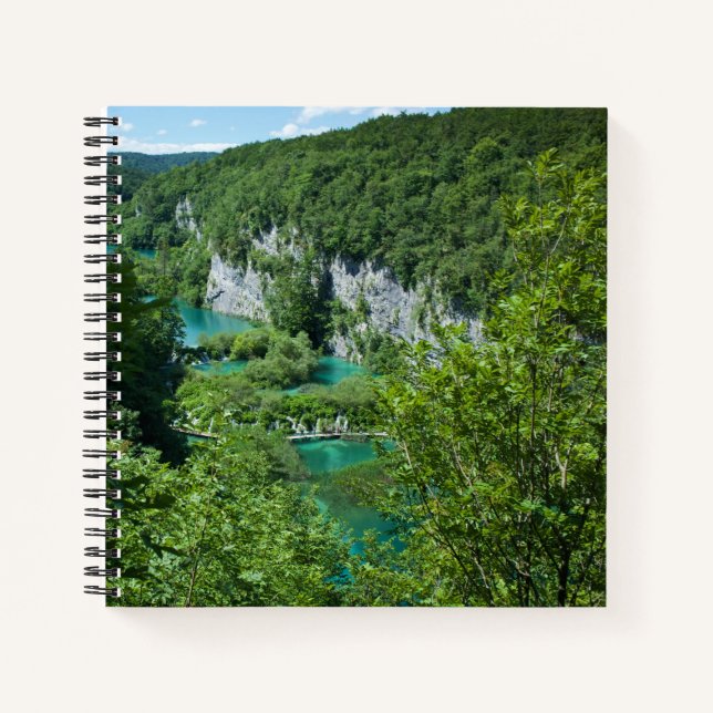 Travel Photography Croatia Lake Mountain Landscape Notebook (Front)