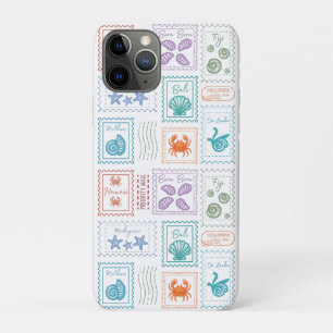 Travel Postage Stamps iPhone 11 Pro Case