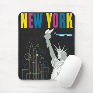 Travel Poster For Flying Northwest Airlines Mouse Pad