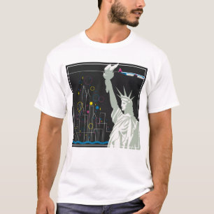 Travel Poster For Flying Northwest Airlines T-Shirt