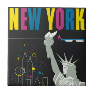 Travel Poster For Flying Northwest Airlines Tile