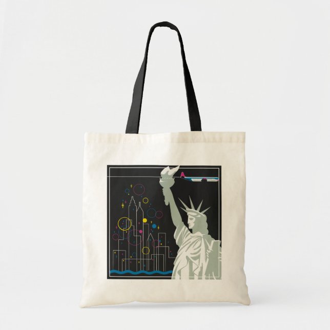 Travel Poster For Flying Northwest Airlines Tote Bag (Front)