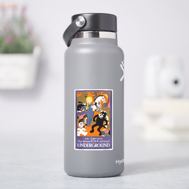 Travel Poster For London Underground Subway (HydroFlask)