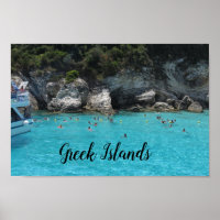 Travel Poster of the Greek Islands