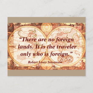 Travel quote - postcard