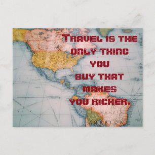 Travel quote - postcard