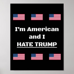 Travel Safely Abroad - I'm American And I Hate Tru Poster