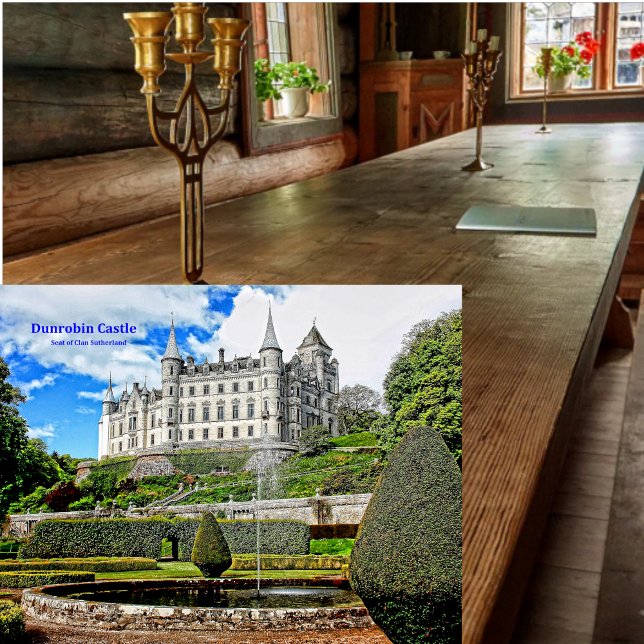 Travel Scotland Dunrobin Castle, Sutherland Clan Jigsaw Puzzle (Creator Uploaded)