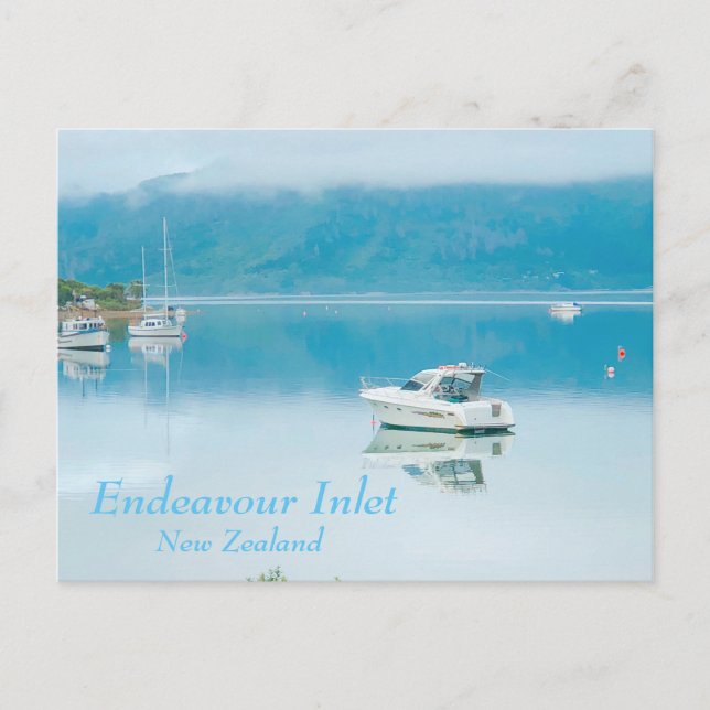 Travel Serenity Vacation destination. Postcard (Front)