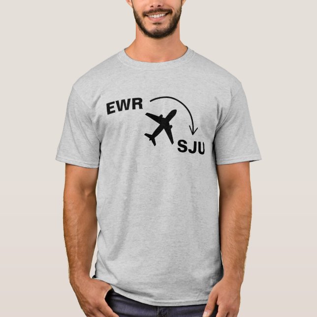 Travel Shirt to San Juan Puerto Rico (Front)