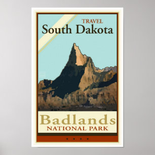 Travel South Dakota Poster