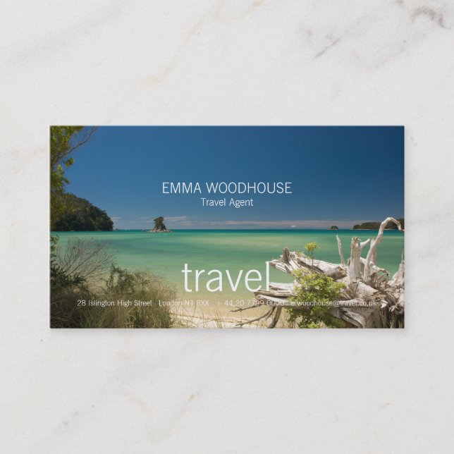 Travel - South Sea Business Card (Front)