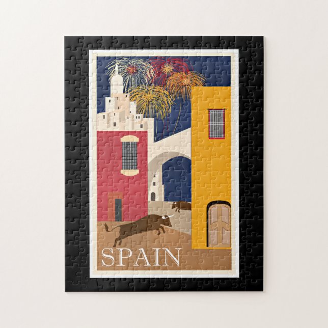 Travel Spain vintage Jigsaw Puzzle (Vertical)