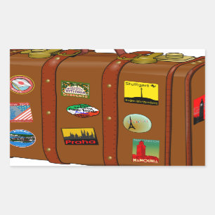 Travel Suitcase Sticker