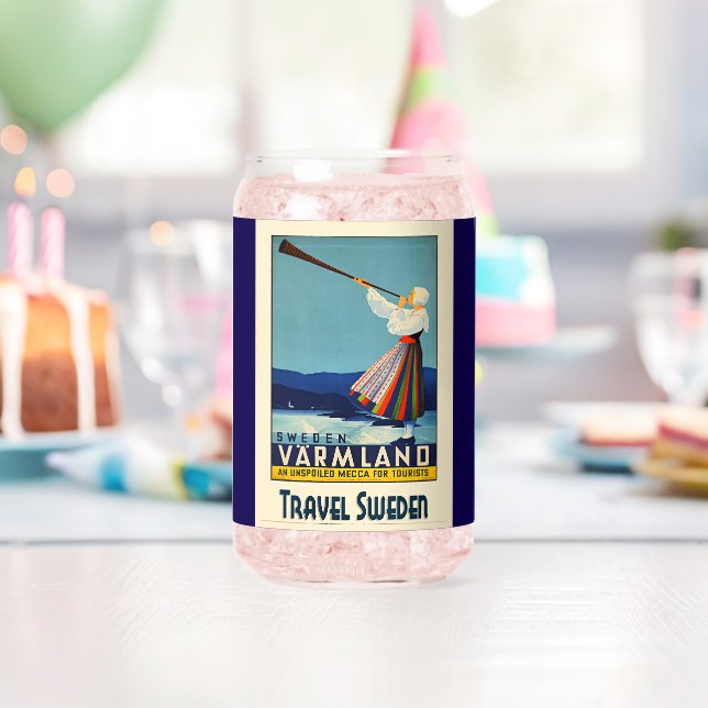TRAVEL SWEDEN CAN GLASS (Insitu (Birthday))
