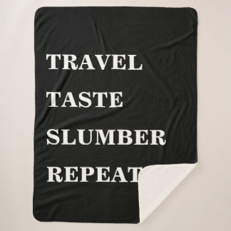 Travel Taste Slumber Repeat | Create your Own Sherpa Blanket
