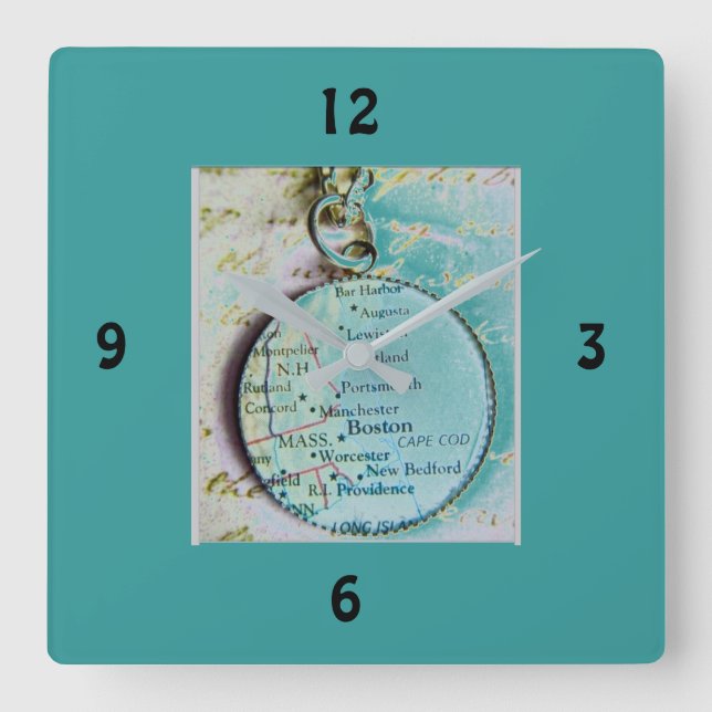 ***TRAVEL THE COUNTRY*** WALL CLOCK (Front)