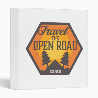 Travel the Open road Binder