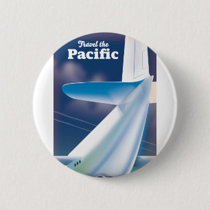 Travel the Pacific 2 Inch Round Button