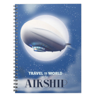 Travel the World by Airship Notebook