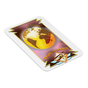 Travel the World Golden Globe Magnet