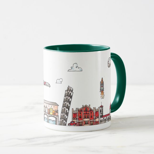 Travel the World - Italy Mug (Front Right)