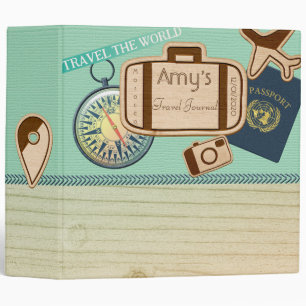 Travel The World Travel Journal Binder