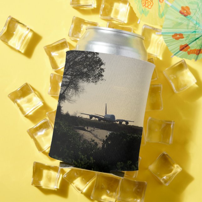 Travel Theme Foam Stubby Can Cooler (In Situ Summer)