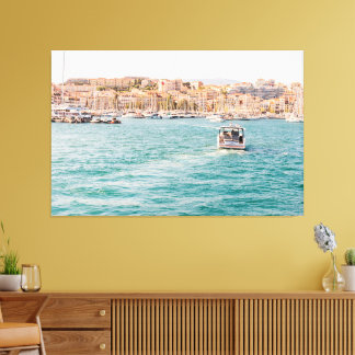 Travel Themed Home Decor with Beach Photo 
