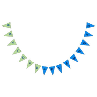 Travel Themed Stringed Letters Bunting Flags