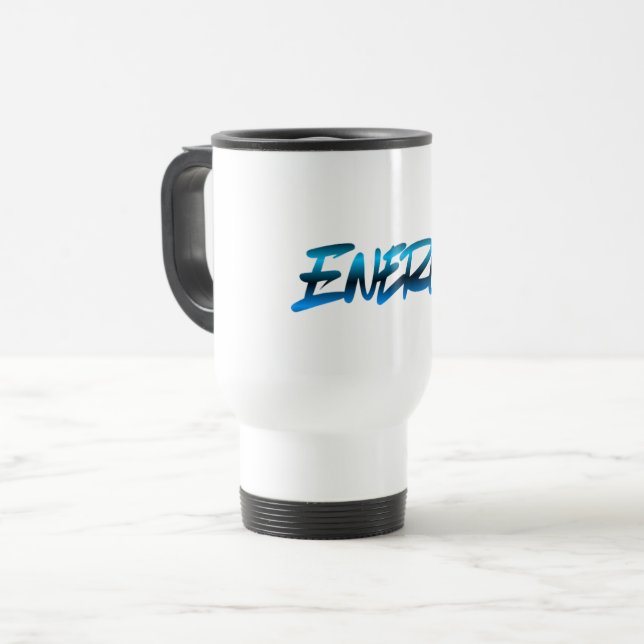 Travel Thermal Mug for Coffee & Tea (Front Left)