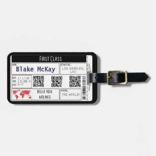 Travel Ticket : Luggage Tag