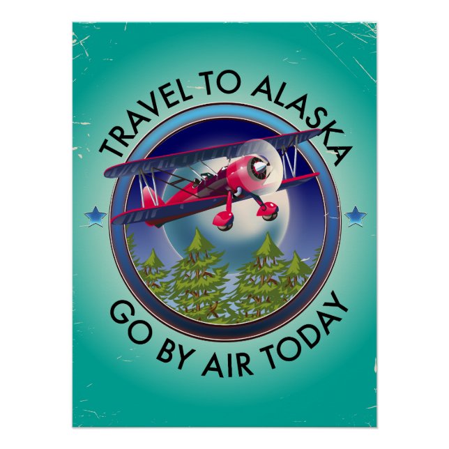 Travel To Alaska Poster (Front)