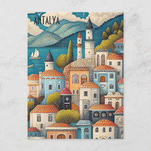 Travel to Antalya Turkiye Postcard
